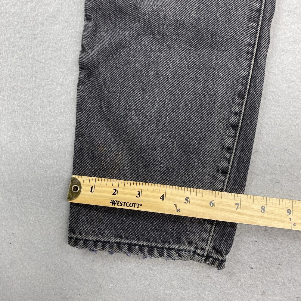 J Crew Jeans Mens 32x34 Black Wash 484 Slim Fit Tapered Leg - Picture 13 of 15